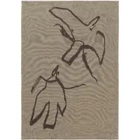 Ferm Living Theedoek Vuelo Elm Green/Coffee - 70 x 50 cm