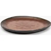 Serax Bord Oval M Brown Pure Black 20 cm