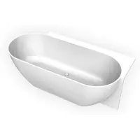Arcqua Havana Back To Wall Ligbad Rechts 170x80 cm Glans Wit
