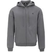 Forplay Vest met capuchon - Zip Hoodie - S tot XXL - voor Mannen - grijs | Maat XL
