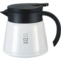 Hario Geïsoleerde Server V60-02 roestvrij staal 600 ml wit