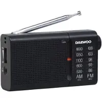 Daewoo Draadloze Radio Dw1119, Zilver, Zilver, One Size