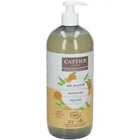 Cattier Sulfaatvrije Douchegel 1L - Clementine - Sinaasappelbloesemgeur 1000 ml Douchegel