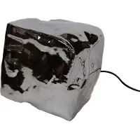 Nest of Nora Tafellamp Ravo - 1-lichts glazen design - Chroom glas