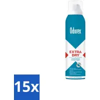 Odorex 15 x – Anti-transpirant spray – Extra Dry Regular – 150 ml - Koffiezetapparaat