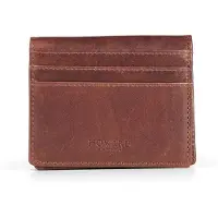 Howard London Portemonnee 'Howard Cardwallet Nort Brown' bruin