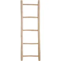 Nest of Nora Decoratieve ladder handdoekrek - Teak 50x150 cm - Natural