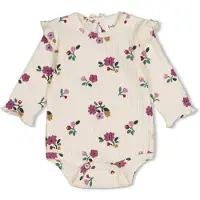 Feetje romper Afternoon Tea creme/berry/groen Ecru Meisjes Stretchkatoen Ronde hals - maat 86