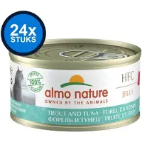 Almo Nature HFC 70 Jelly Kattenvoer - Blik - Forel en Tonijn