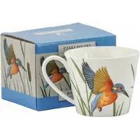 Marco polo Grote Ijsvogel Mok - 400 ml Porselein - Collectie 'Birds of Poland'