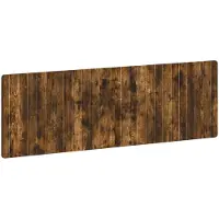 vidaXL Wandgemonteerd Hoofdbord ZWOLLE Gerookt eiken Bewerkt hout