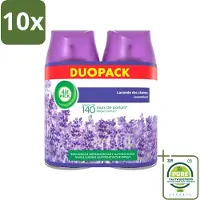 Air Wick 10 x Freshmatic - Luchtverfrisser Navulling - Pure Fresh Lavendel - Bundel - 2x250ml - Grootverpakking - Luchtverfrisser - Lavendelgeur - Freshmatic - Geurverspreider - Geurnavulling