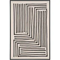 Nest of Nora Canvas schilderij - Wanddecoratie 60x90 cm - Zwart/Beige