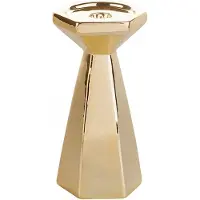 Altom Design Gouden Glamour Kandelaar van Dolomiet - 17.5 cm