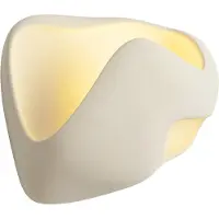 QAZQA Japandi wandlamp crème 30 cm - Pietra