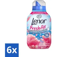 Lenor 6 x - Wasverzachter - Fresh Air - Fleurige Bloesem - 36 Wasbeurten - Wasverzachter - - Frisheid - Bloesemgeur - Wasgoed