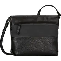 Tom Tailor - TTNICOLINA M schoudertas met mix van materialen - Maat ONESIZE - mixed black