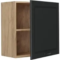 Vicco Hangkast R-Line, Antraciet landelijk/Goudkleurig Eiken, 60 cm met 1 deur