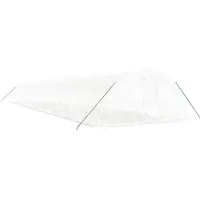 vidaXL Tuinkas met stalen frame 110 m² 22x5x2,3 m wit