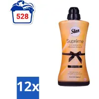 Silan 12 x Suprême - Wasverzachter - Glamour - 44 Wasbeurten - 1.2L - Wasverzachter - Wasverzachter Glamour - Luxe Wasverzachter - Zachte Was - Geurige Was