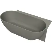 Arcqua Havana Back To Wall Ligbad Rechts 170x80 cm Mat Beton
