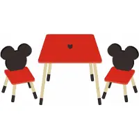Arditex Mickey Mouse Set Kinderspeeltafel Met Stoeltjes