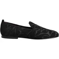 Dolce&Gabbana Zwarte Brokaat Instapschoenen voor Mannen