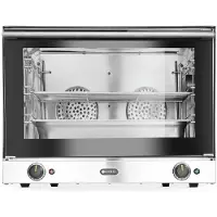 Hendi Convectieoven - rvs - stoominjectie en 4x GN 1/1 - 69,9x60,8x55 cm - zilver - horecakeuken