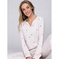 Rebelle Pyjama 'Endless Love' beige