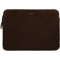Selencia Teddy Laptophoes 15-16 inch - Laptopsleeve - Choco Brown