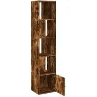 vidaXL Boekenkast 40x36x189 cm bewerkt hout gerookt eikenkleurig