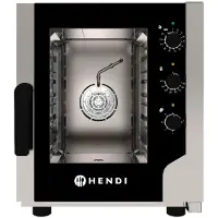Hendi Compacte hetelucht stoomoven – 5x GN 2/3 – roestvast staal – LED-verlichting – 230V/3200W
