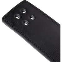 Gorilla wear Halterriem - 4 Inch Carbon Leren Lever Belt - Zwart - L