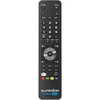 Superior FREEDOM 2-in-1, DTT, DVD/Blu-ray, mediacenter, mediaspeler, satelliet, TV, videorecorder, RF-draadloos, drukknopen, zwart