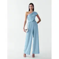 BWLDR Jumpsuit 'Daisie' azuur
