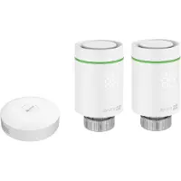 Ezviz Set van 2 Slimme Thermostatische Hoofden T55 Wit + A3 Home Gateway