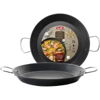 Jamon Gandia 36 Cm Paella Pan Zwart