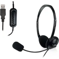 Ewent EW3568, Kabel, Gesprekken/muziek, 20 - 20000 Hz, 70 g, Headset met microfoon, Zwart