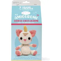 Graine Créative Kit Crochet Chat Licorne