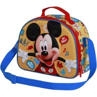 KARACTERMANIA - Disney - Mickey Mouse - 3D Thermische Lunchtas met Trolley bevestiging - Snack - Geel
