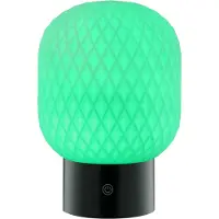 Brilliant Sarastro tafellamp, oplaadbaar, 20 cm, 280 lm, 2700 K, RGB, dimbaar, draadloos opladen
