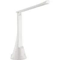 Brilliant Idana LED-tafellamp, oplaadbaar, 37 cm, 350 lm, 5500 K, touch dimmer, USB, wit
