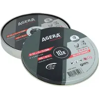 AGERA Ecoline doorslijpschijf staal/inox 125x1,0x22,23mm (10 stuks)
