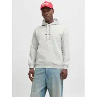 Jack & Jones Sweatshirt 'JORNorrebro' zwart / wit gemêleerd