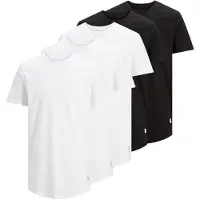 Jack & Jones Shirt 'JJENoa' zwart / wit