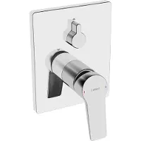Hansa Twist opzetstuk voor bad, geschikt voor BLUEBOX-systemen, verchroomd, 1 stuk.