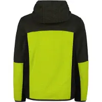 CMP - Kid's Jacket Fix Hood Jacquard Knitted - Fleecevest 128, groen