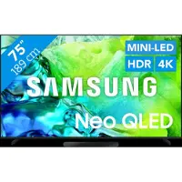 Samsung Neo QLED 75" QN80H (2026) + HW-S60D Zwart (2024)