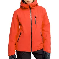 Roxy - Dames ski jassen - 20K Ice Haven Jacket Barberry voor Dames - Maat L - Rood