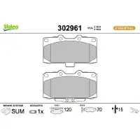 Valeo 302961 Remblokken